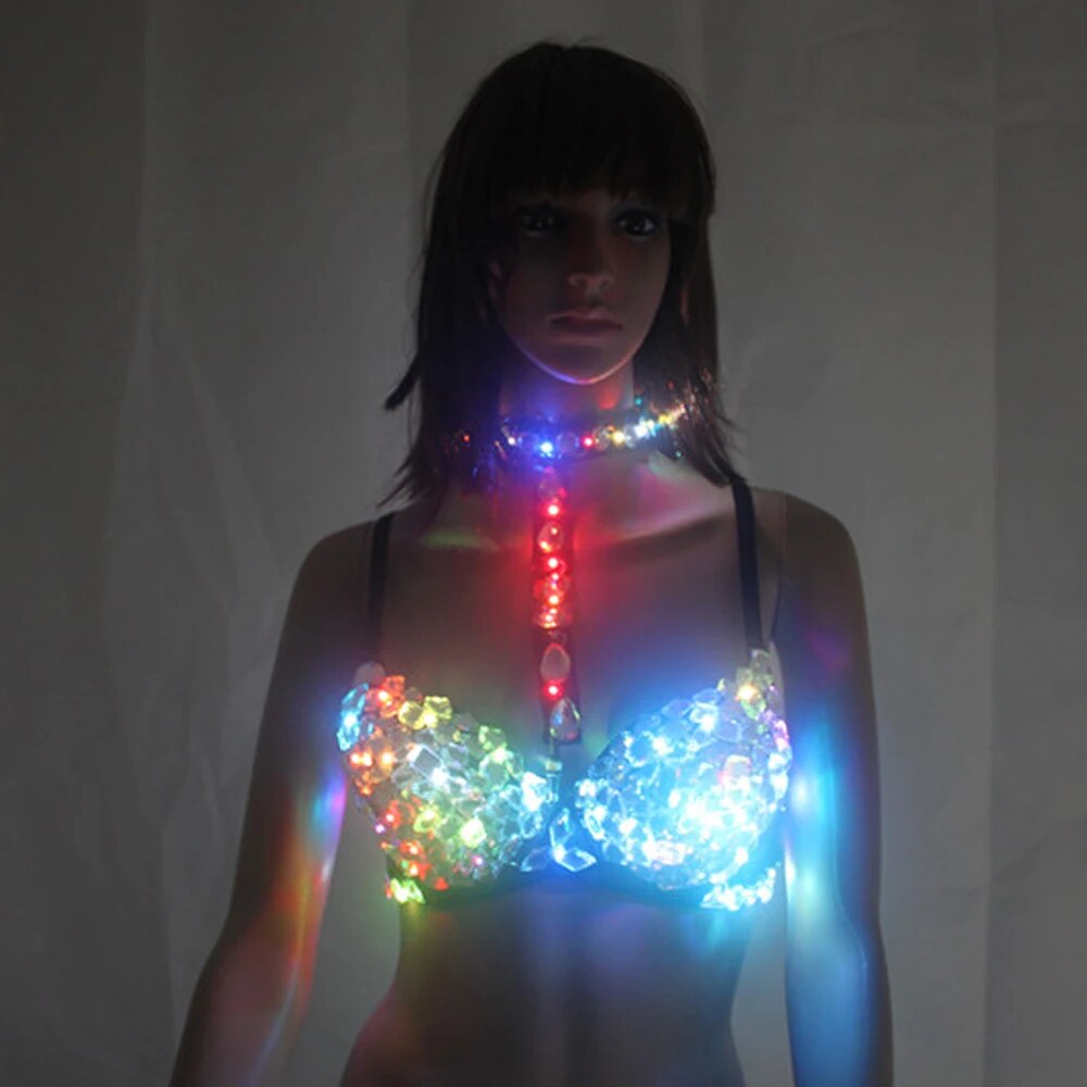 Led Light Bra Costume