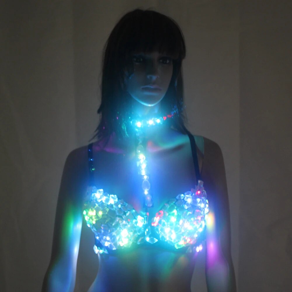 Led Light Bra Costume