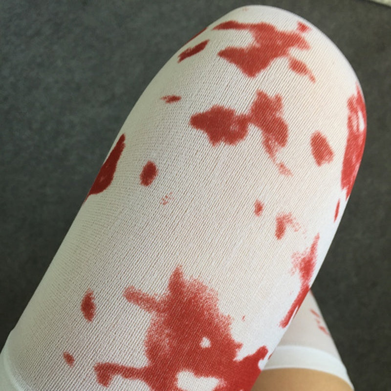 Gothic Blood Stocking Socks