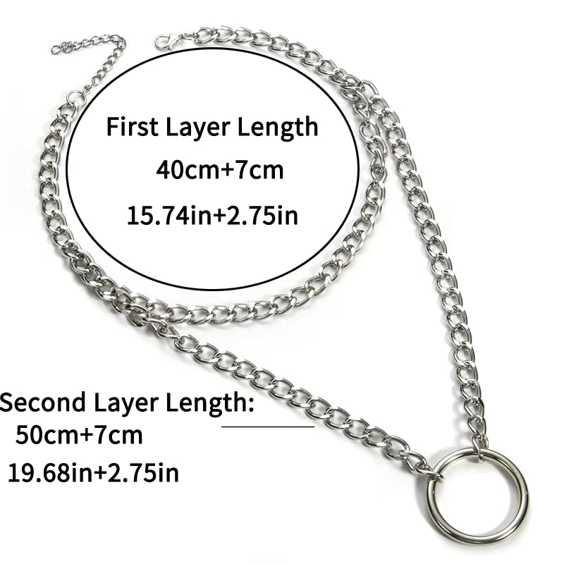 O Ring Chain Necklace