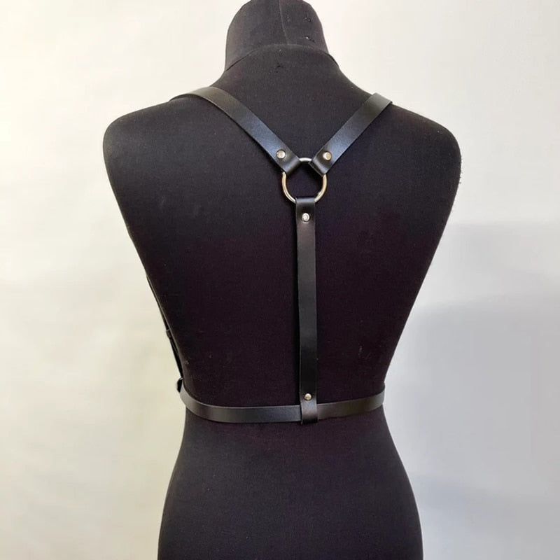 Vegan Leather Suspenders