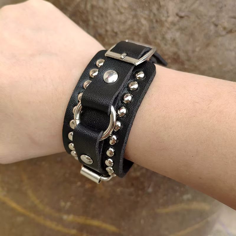 Punk Cuff Bracelet Retro Rock Wristband