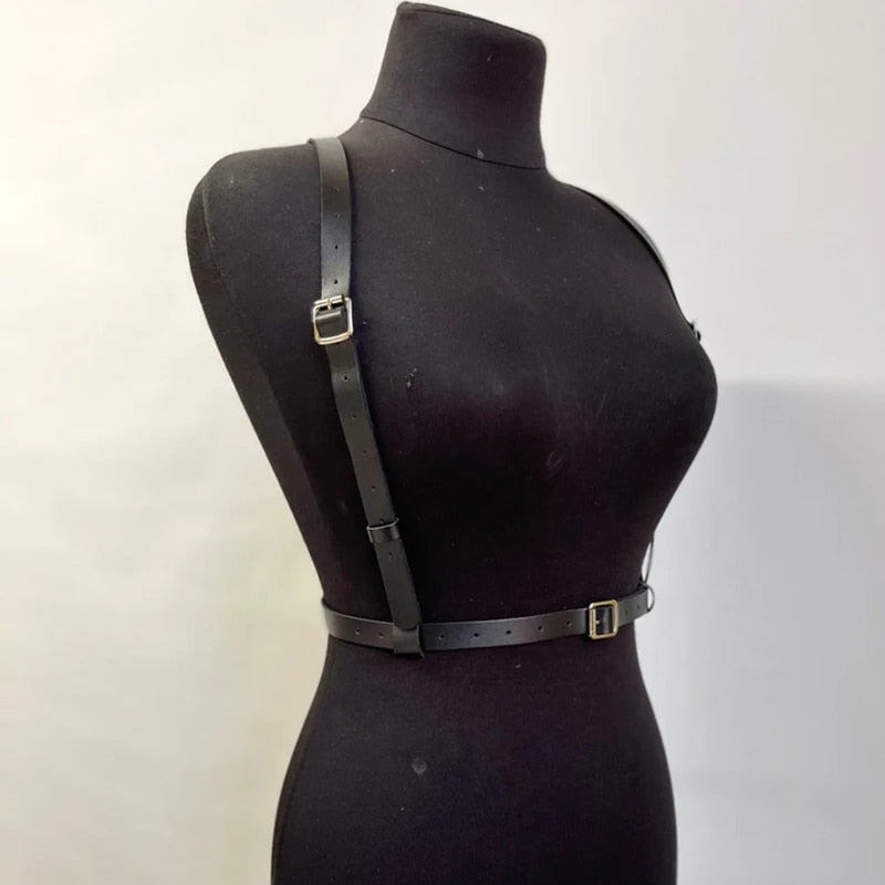 Vegan Leather Suspenders