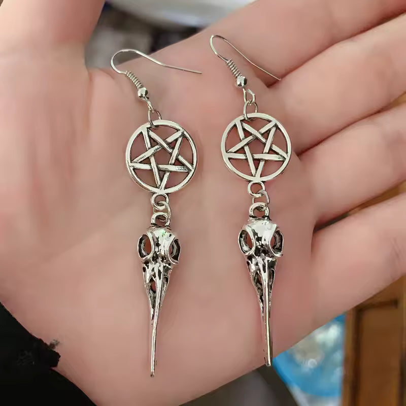 Plague Doctor Star Earrings