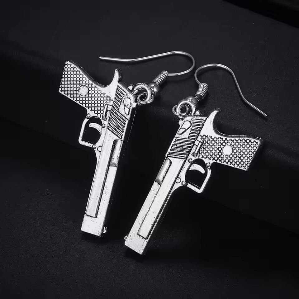 Gun Earrings