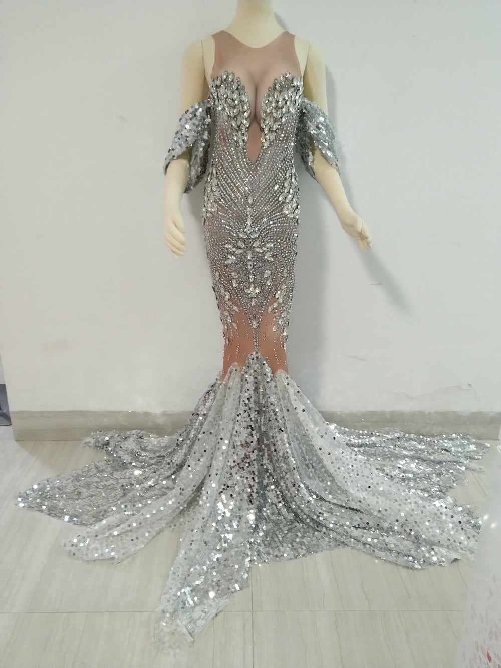 Diamond Sequince Gown