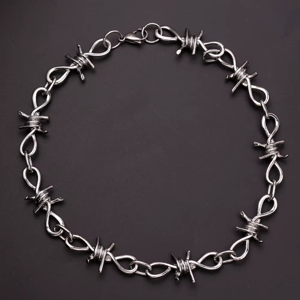 Barbed Wire Necklace