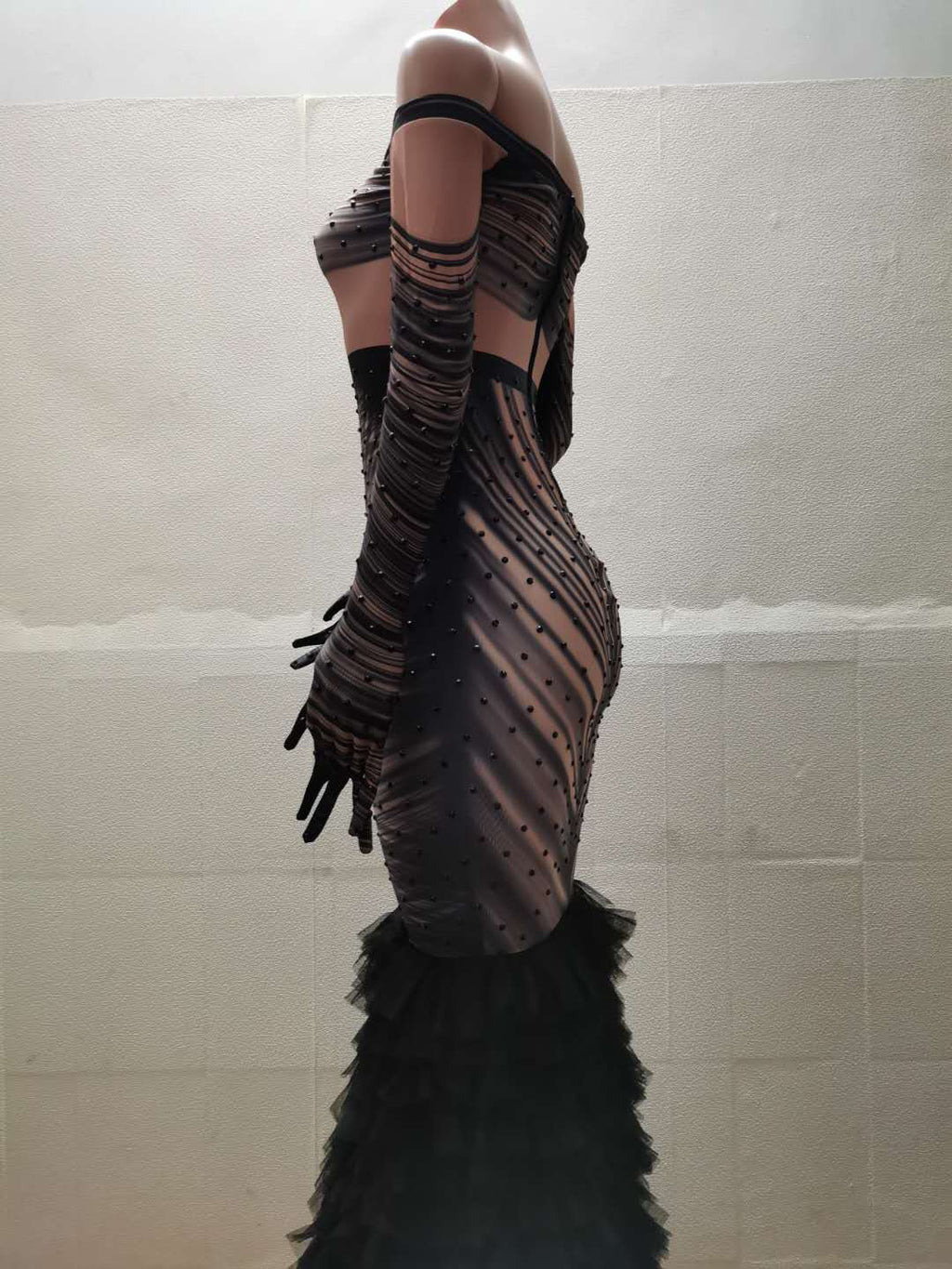 Black TikTok Glove Dress