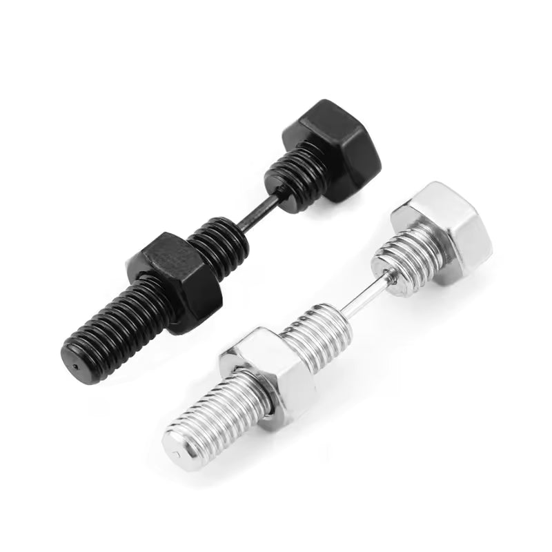 Bolt Screw Earrings