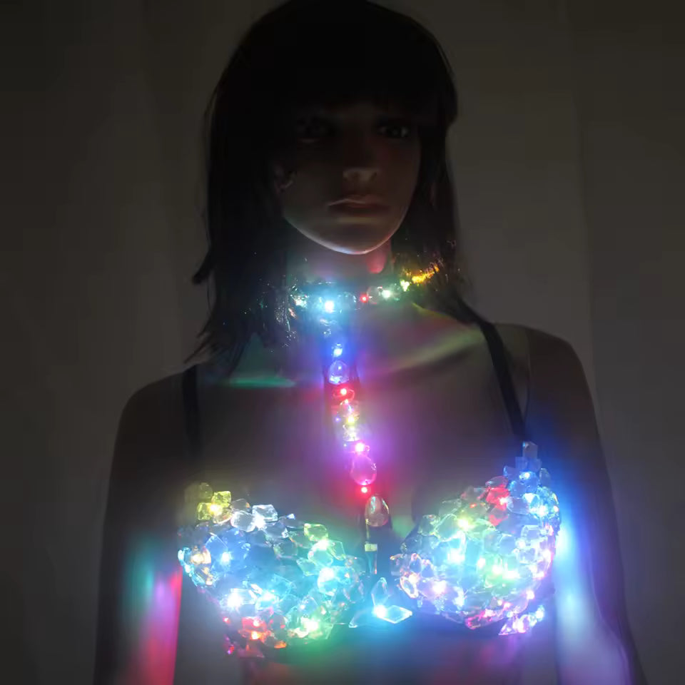 Led Light Bra Costume