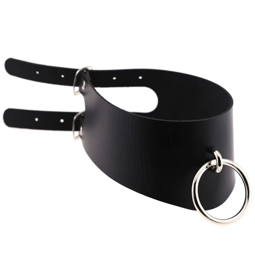 Spiked Gothic BDSM O Ring Choker