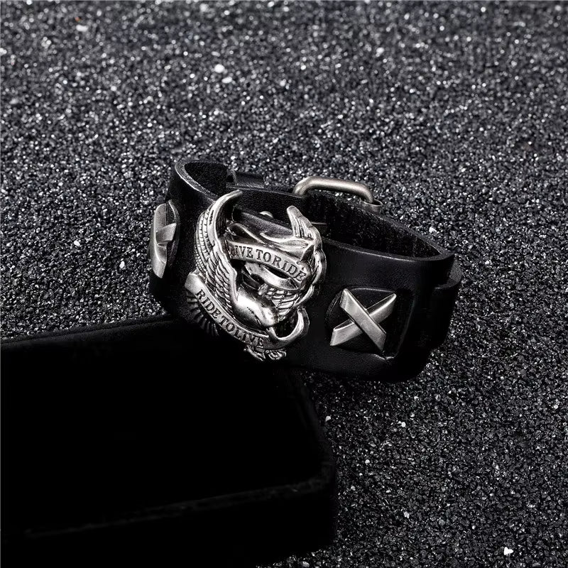 Eagle Biker Bracelet