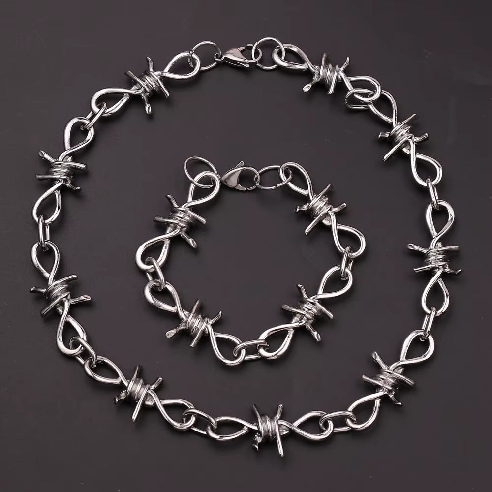 Barbed Wire Necklace