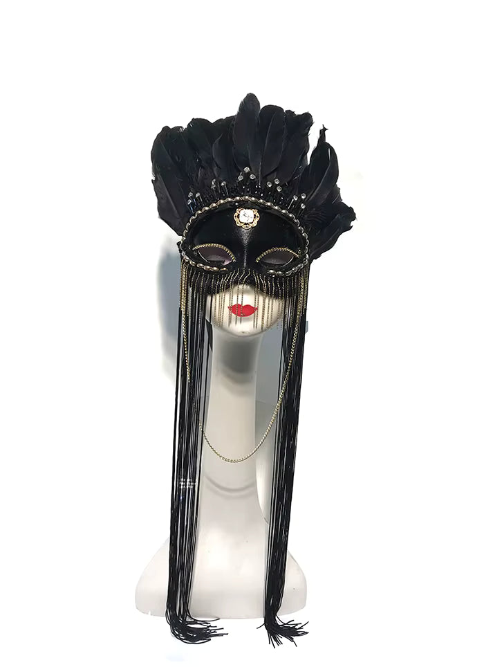 Masquerade Feather Mask