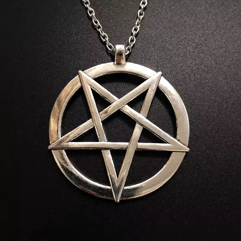 Pentagon Star Astrology KeyChain
