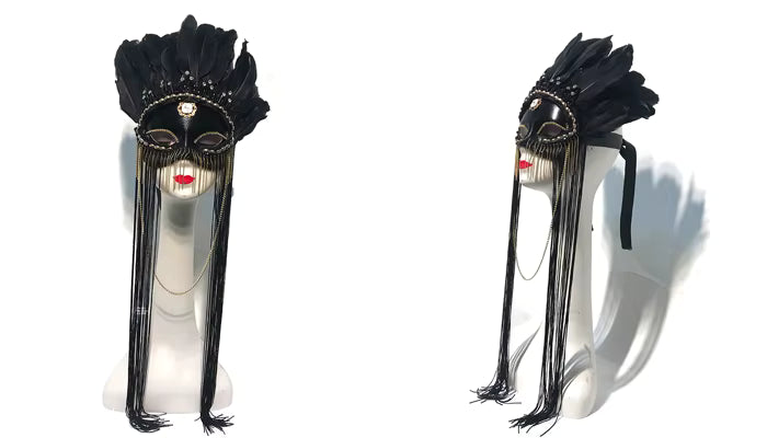 Masquerade Feather Mask