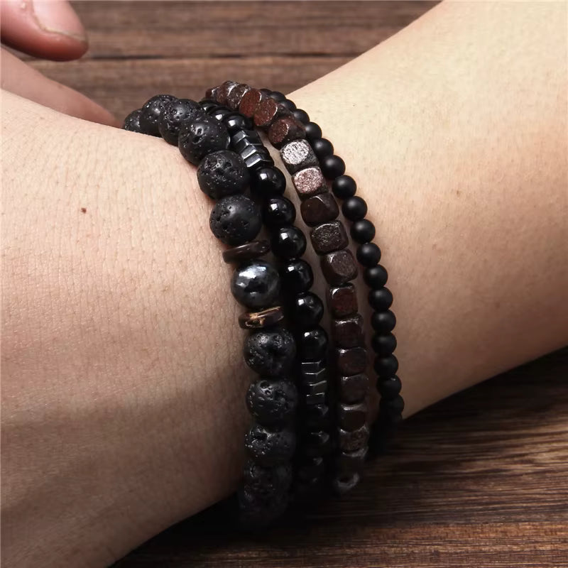 Minimalist Bead Bracelet Set