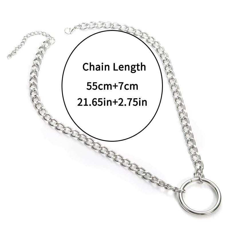 O Ring Chain Necklace