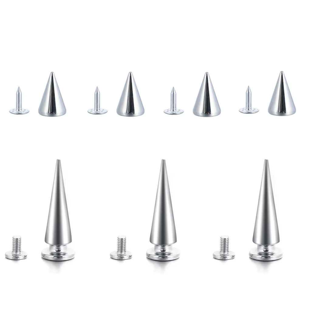 Cone Spiked 3 Row Bracelet