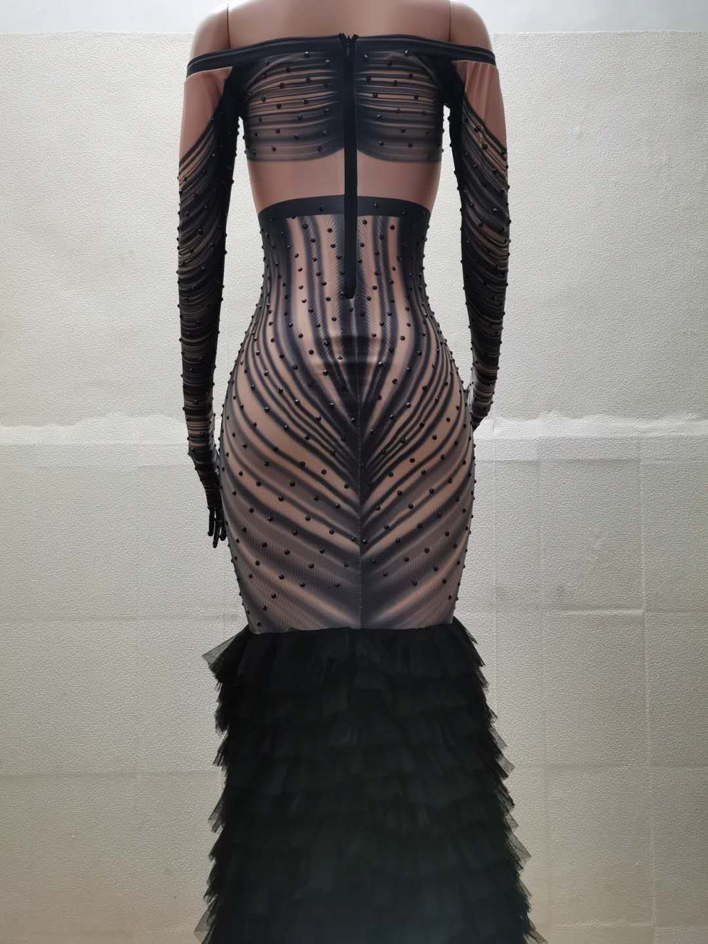Black TikTok Glove Dress