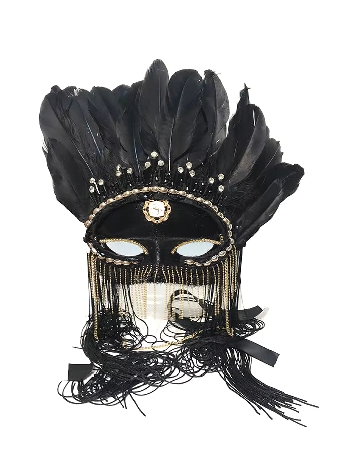 Masquerade Feather Mask