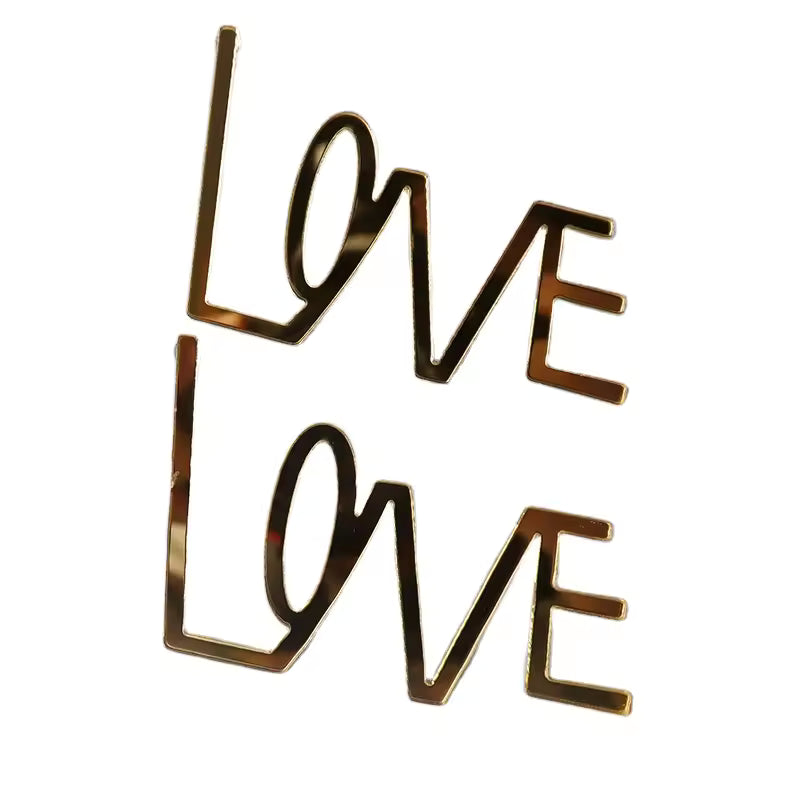 Gold Love Earrings