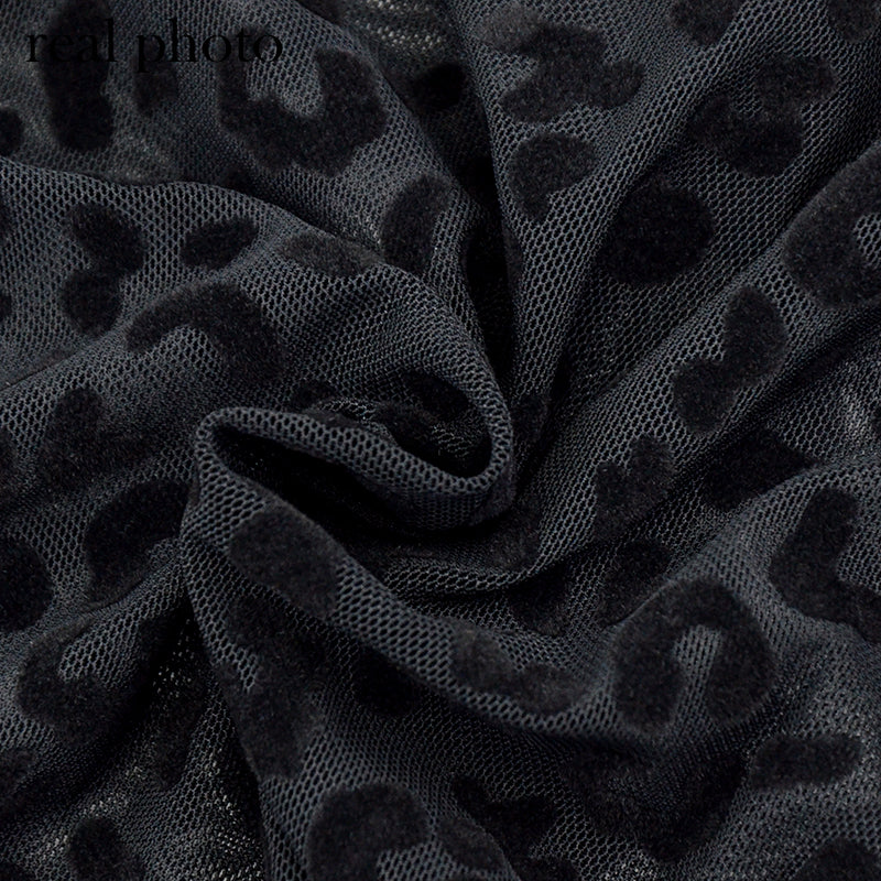 Black Leopard Jumpsuit