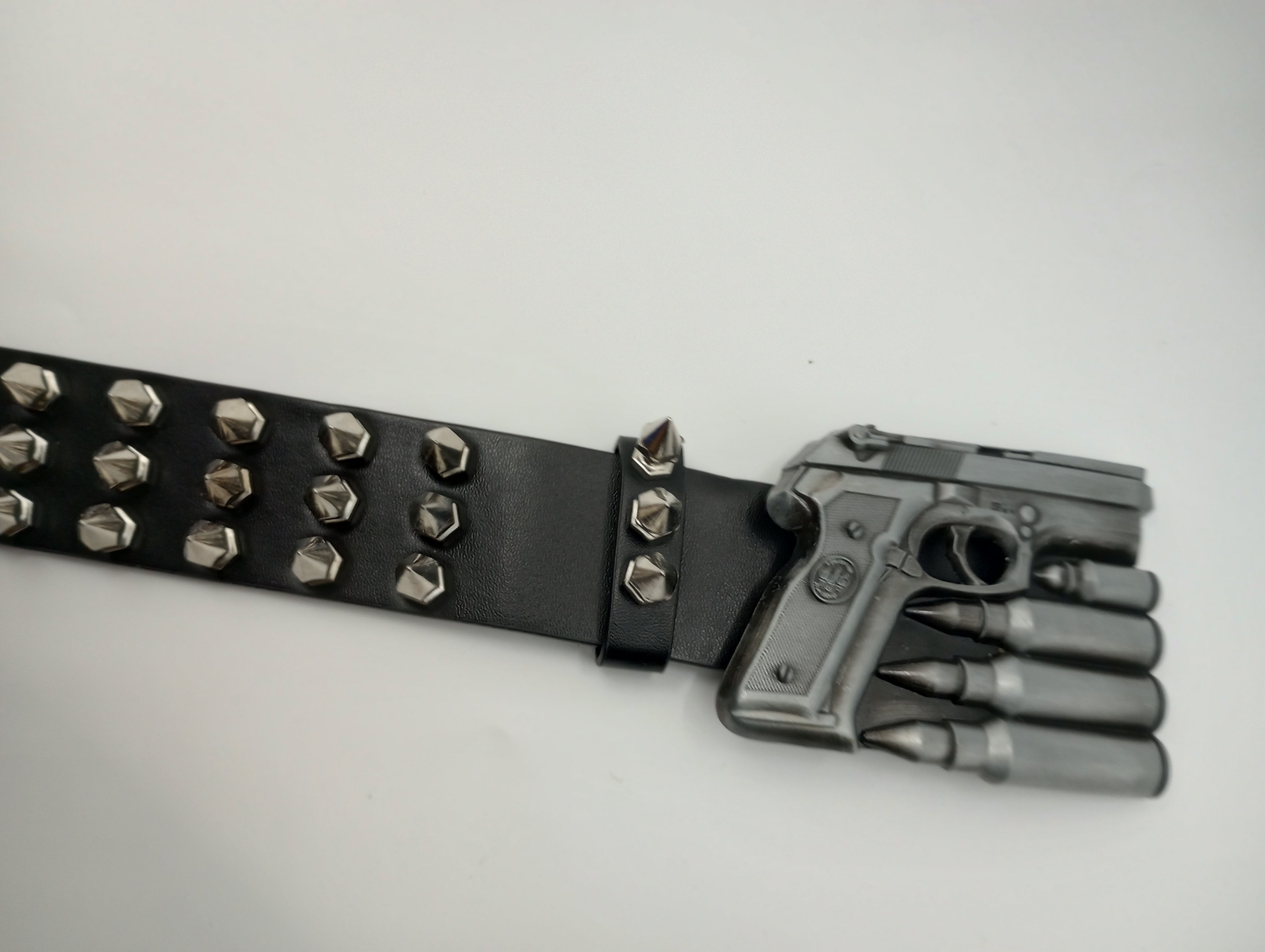 Gun Bullet Tree Spiked Belt