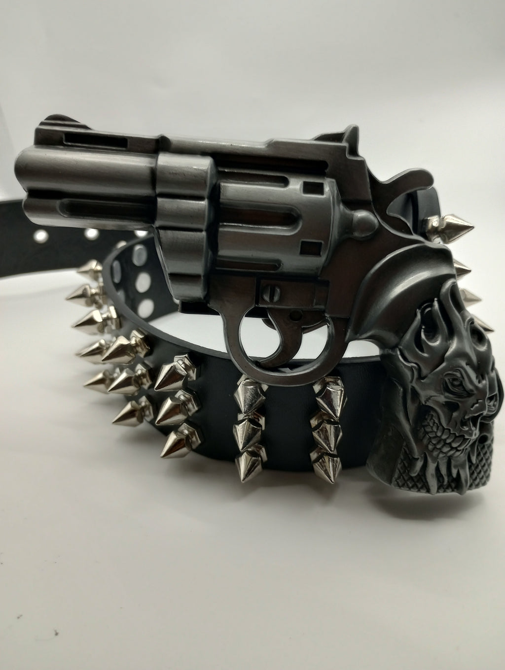 Gun Bullet Tree Spiked Belt