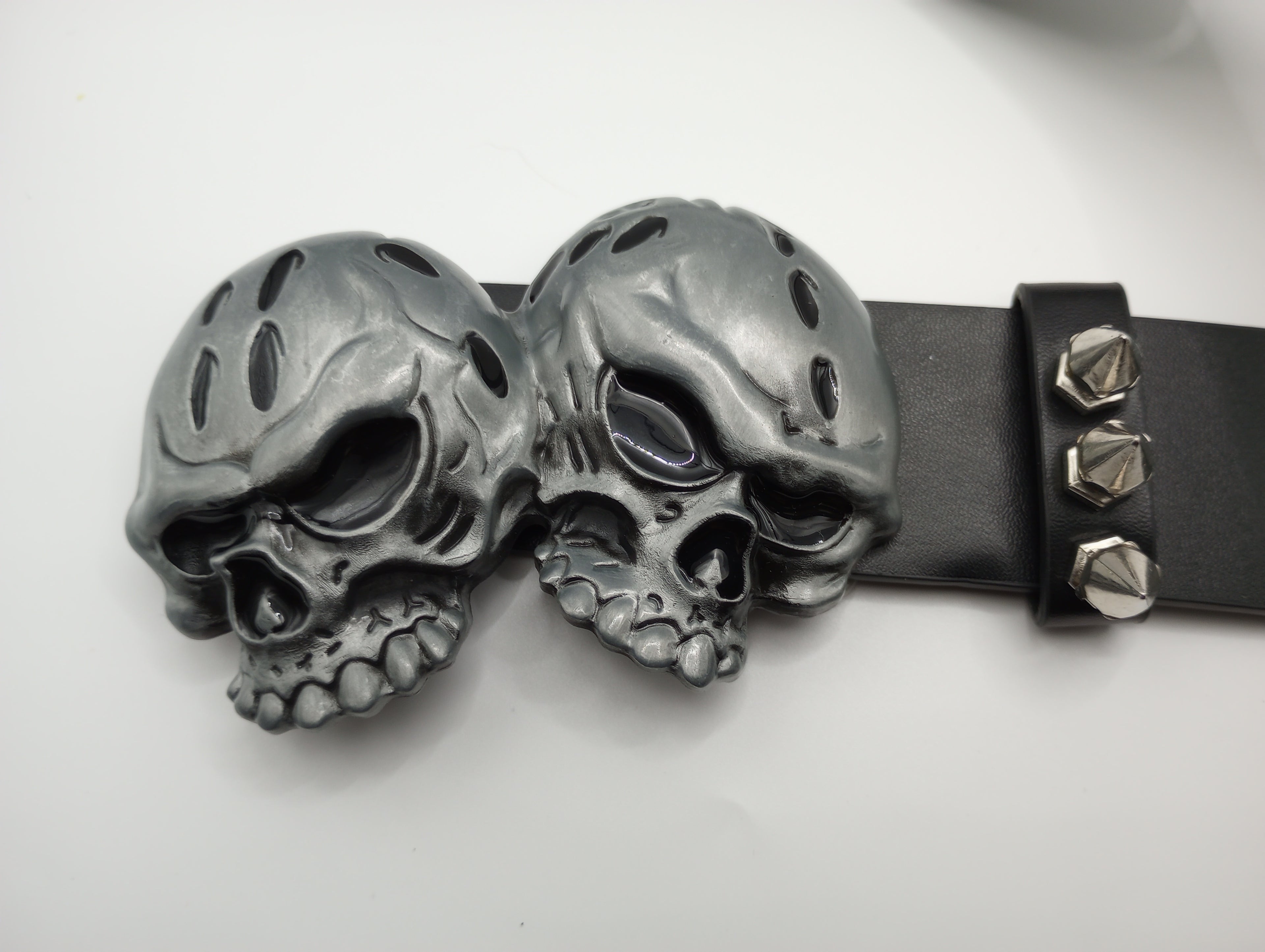 Skull Tree Spiked Belt