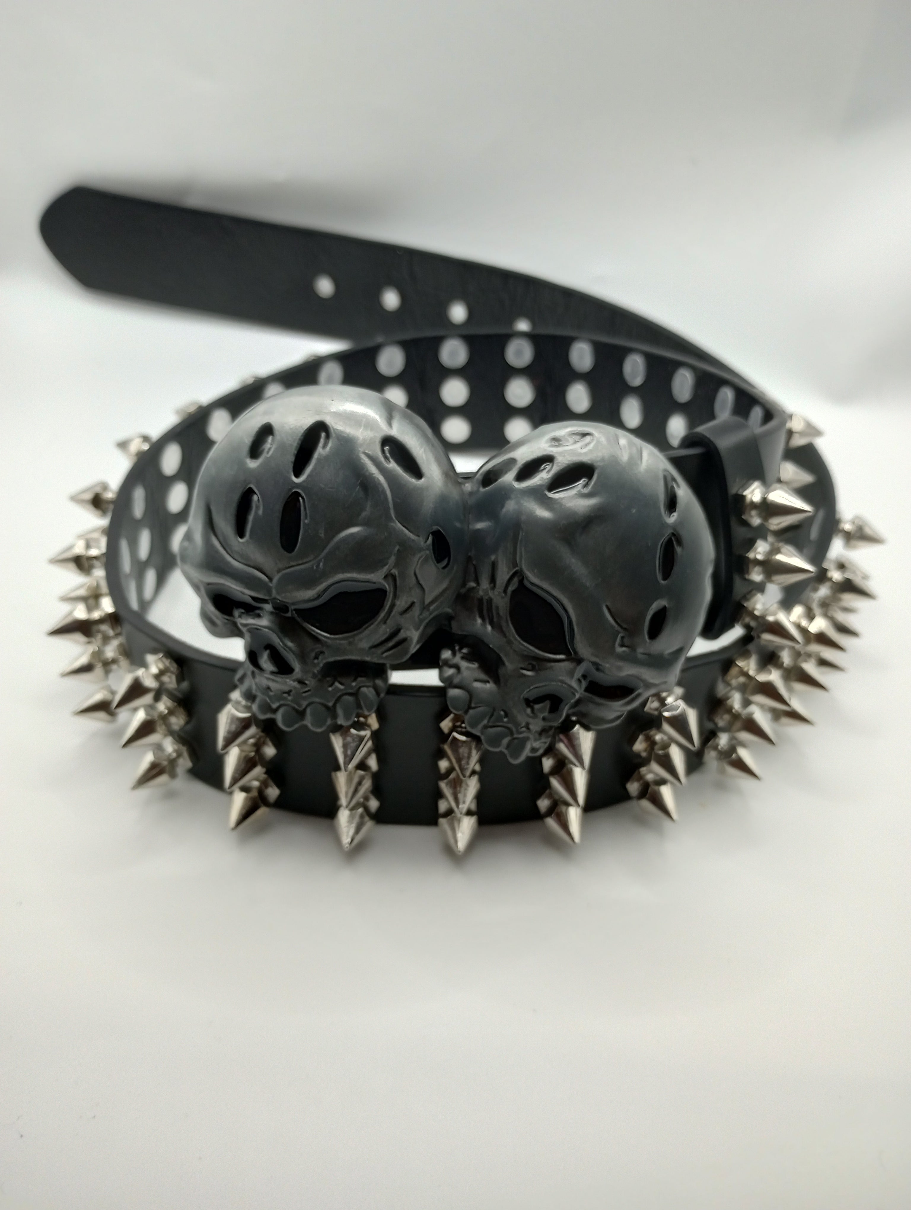 Skull Tree Spiked Belt