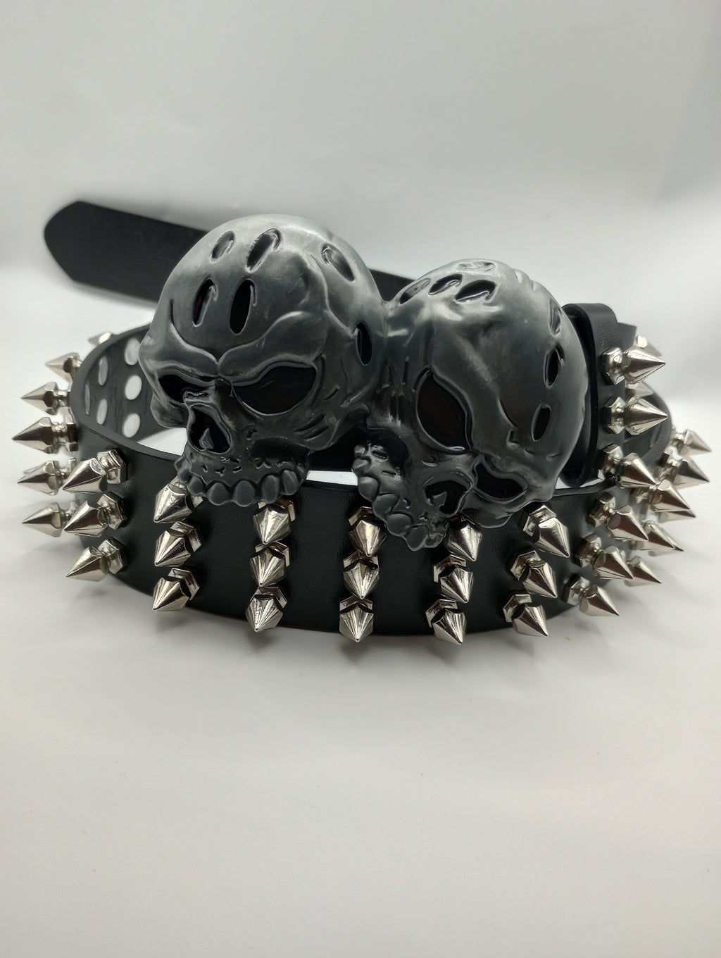 Skull Tree Spiked Belt