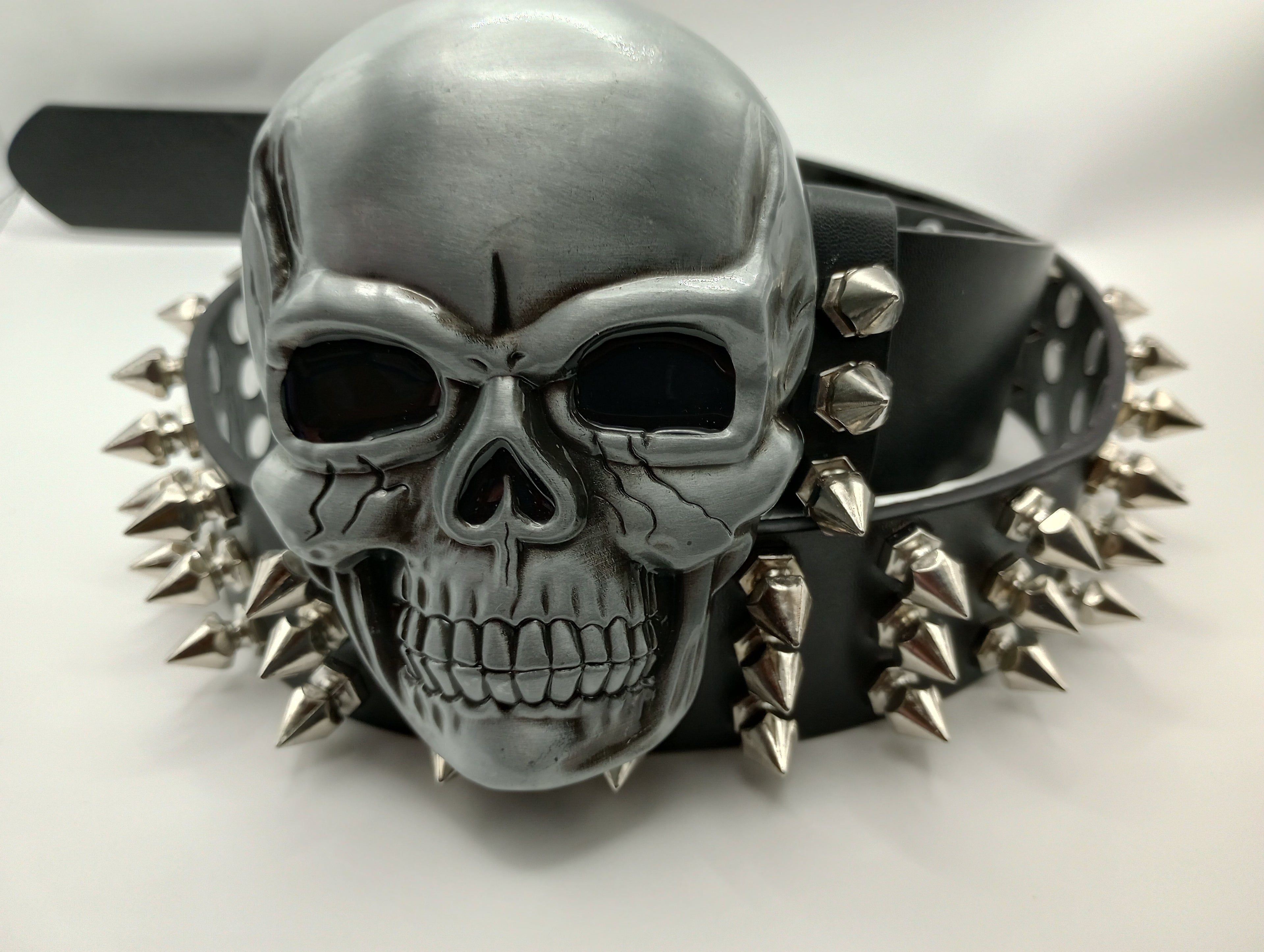 Skull Tree Spiked Belt