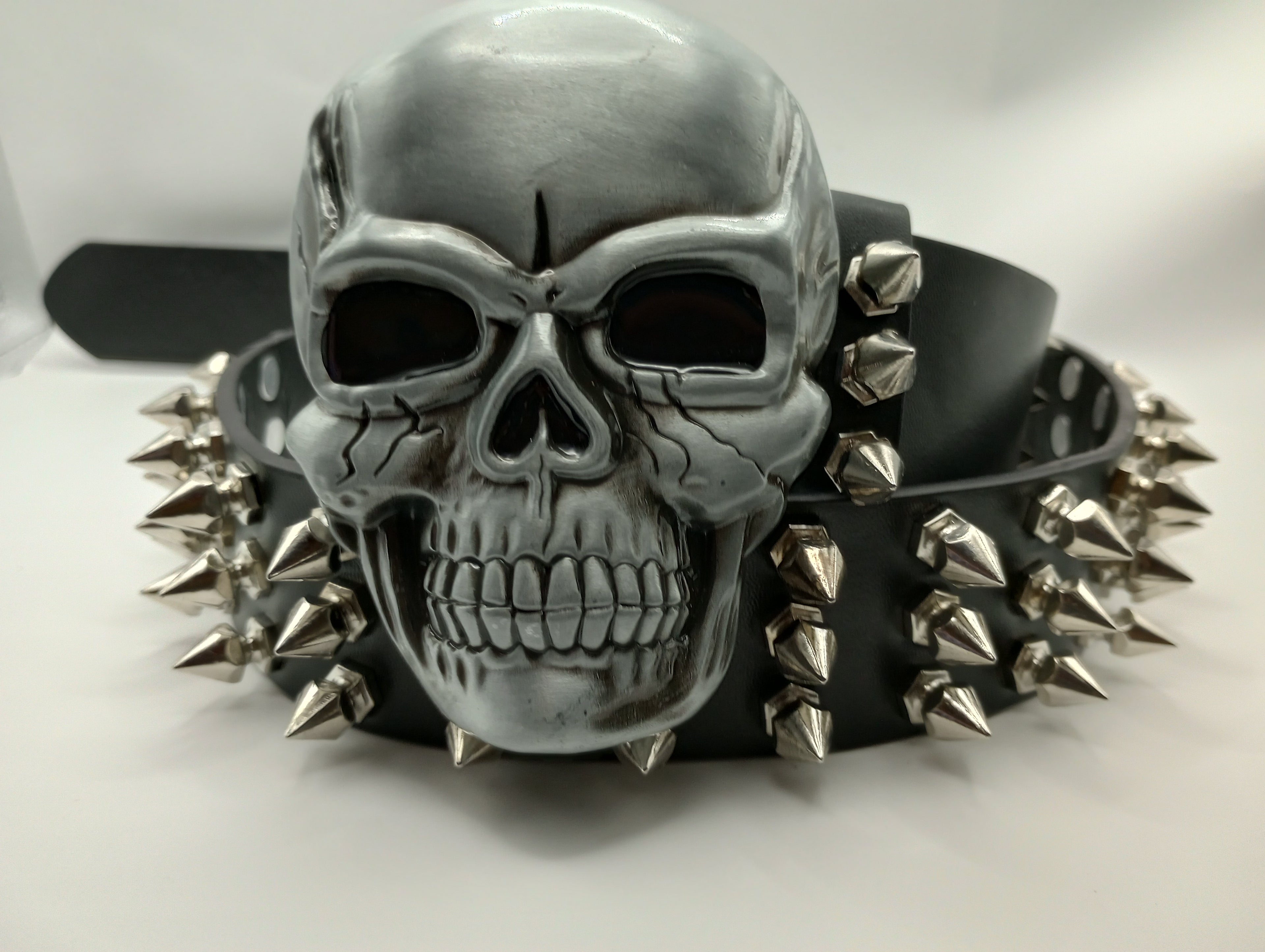 Skull Tree Spiked Belt