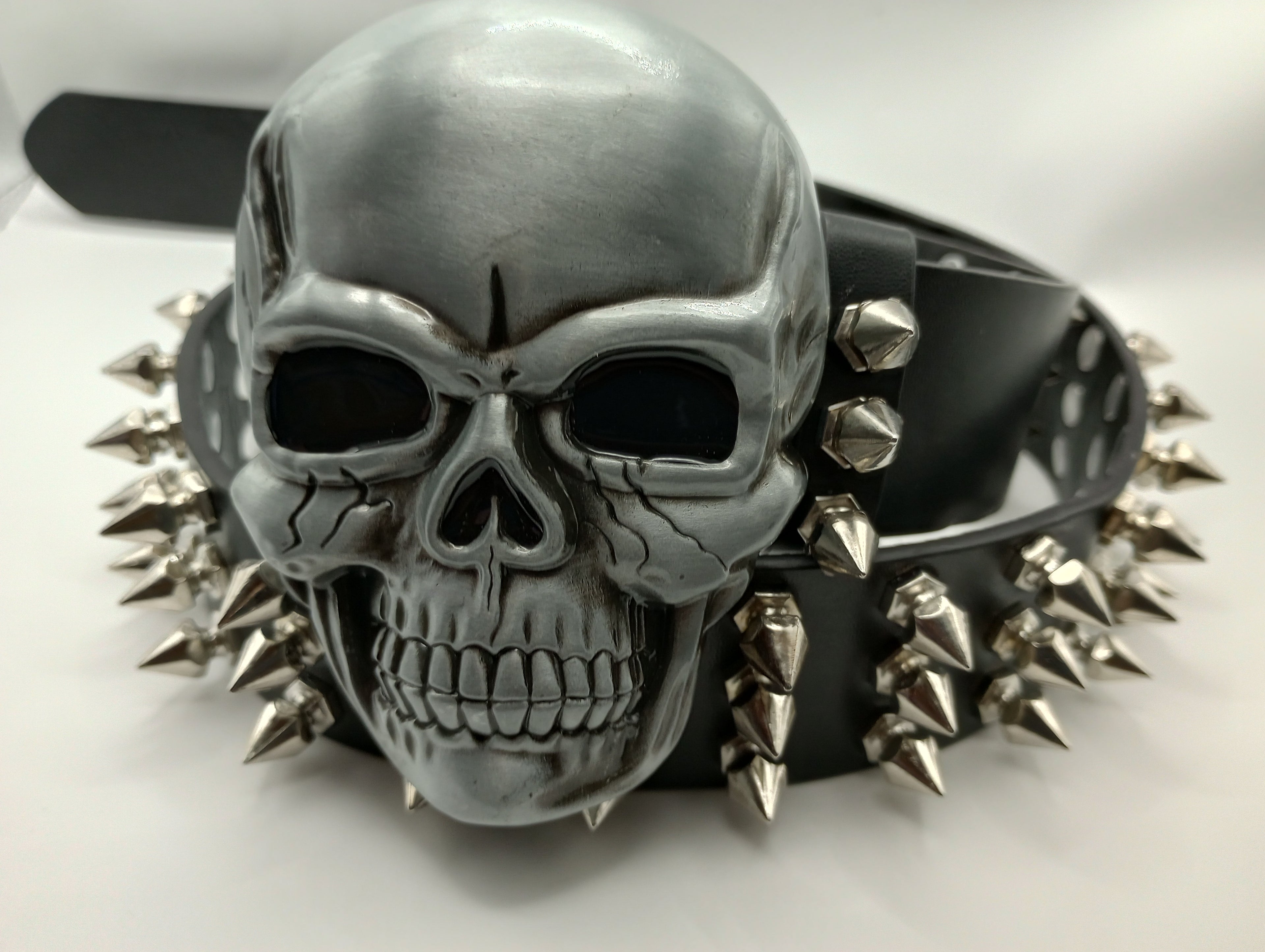 Skull Tree Spiked Belt