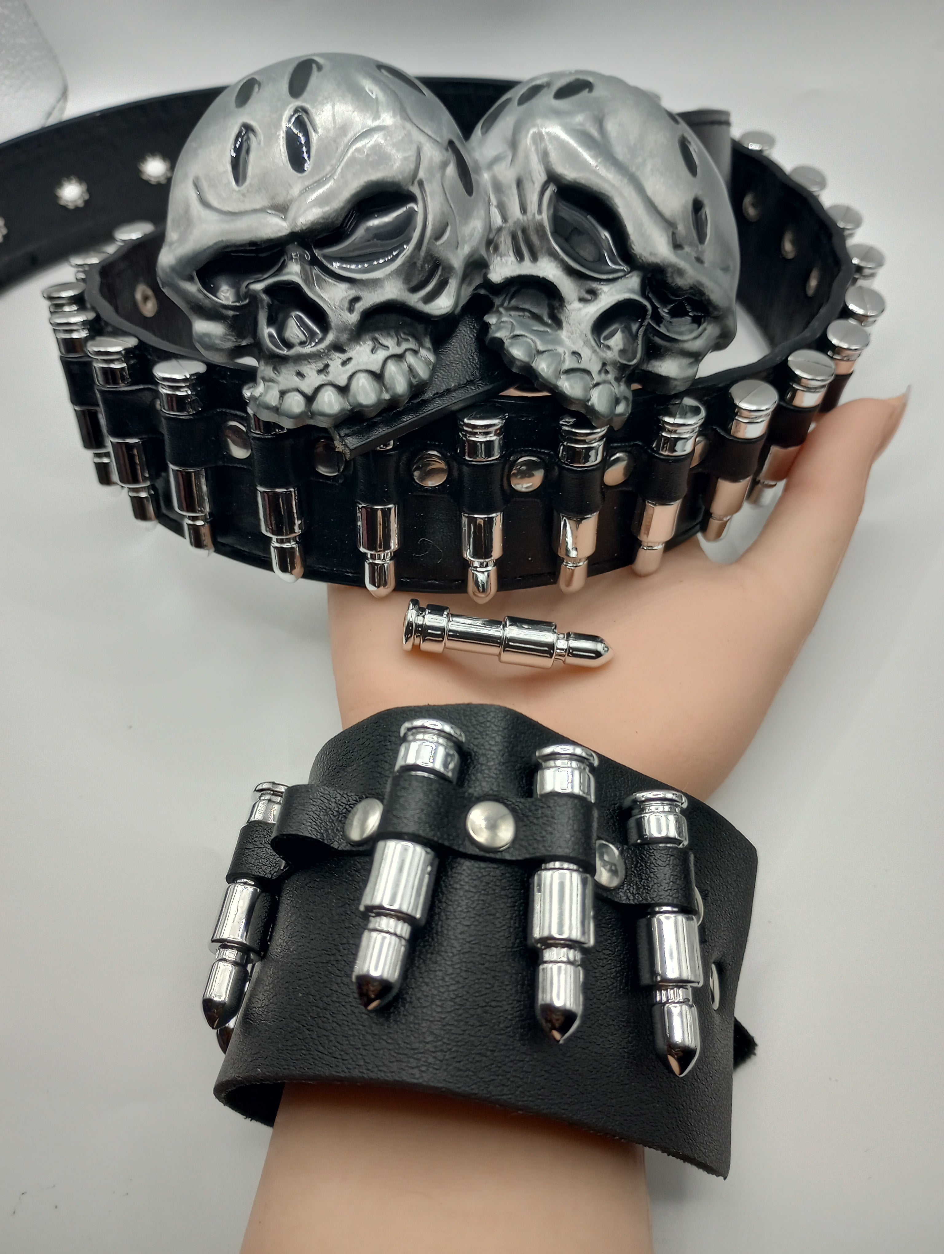 Skull Bullet Belt