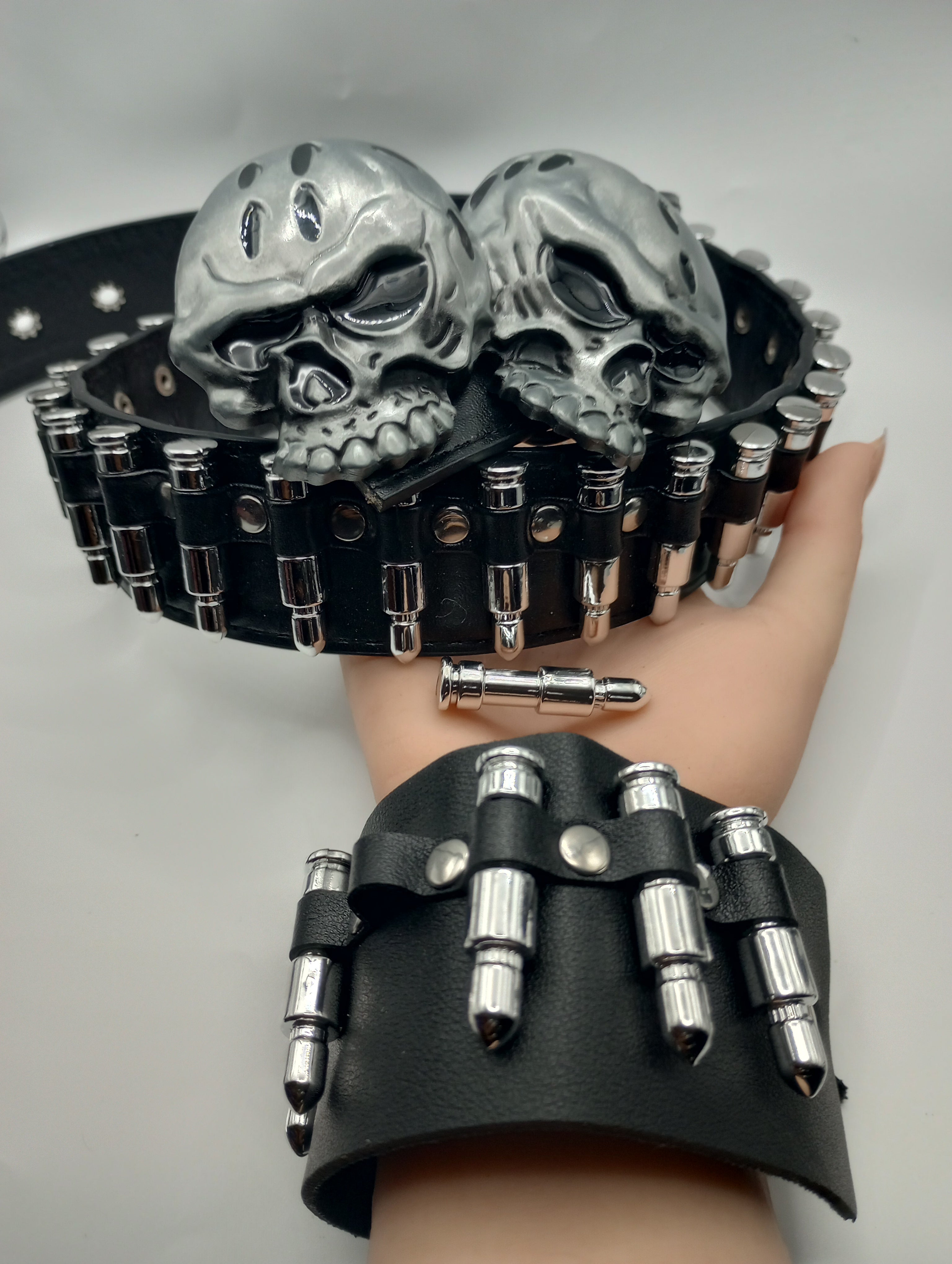 Skull Bullet Belt
