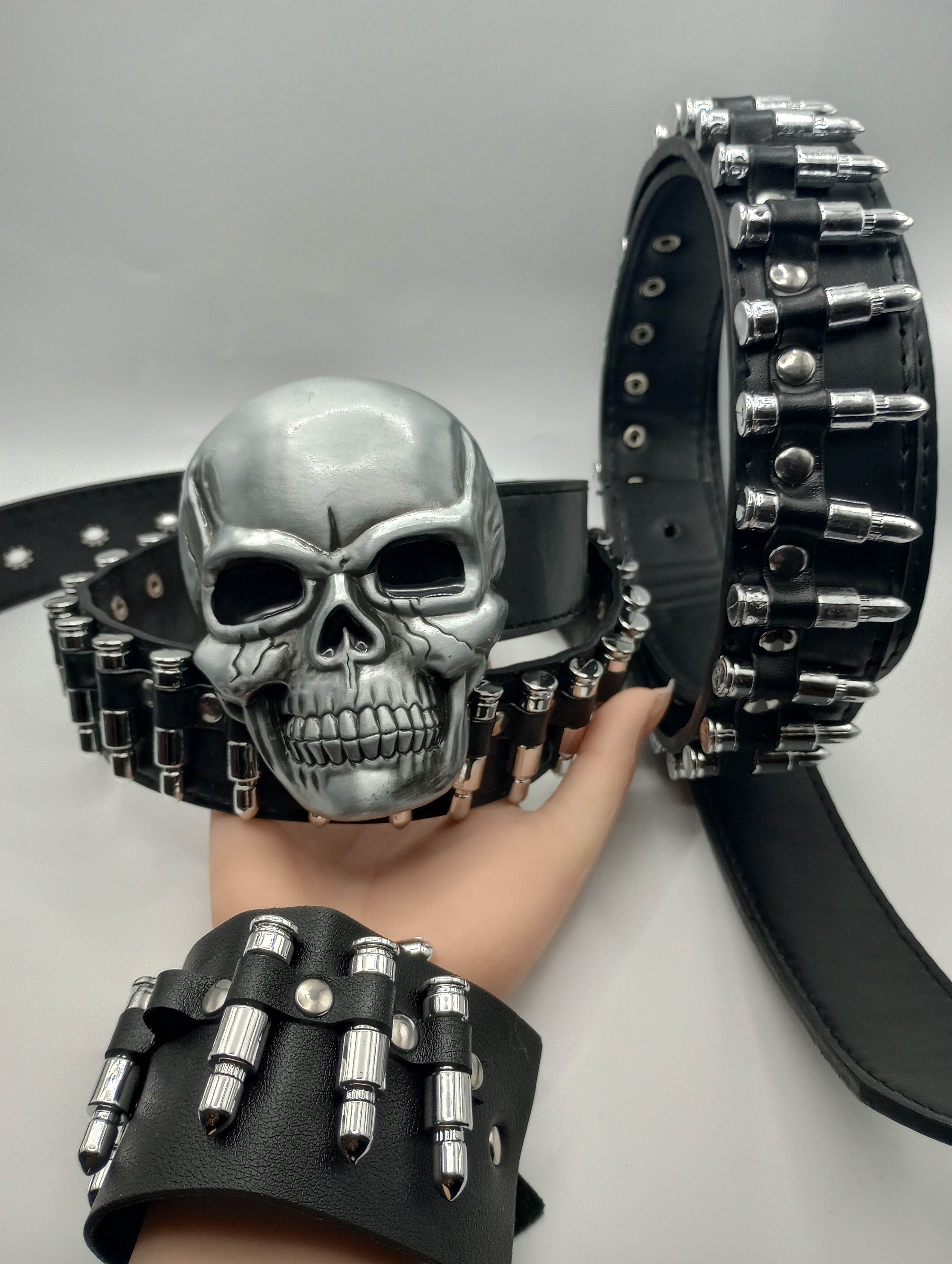 Skull Bullet Belt