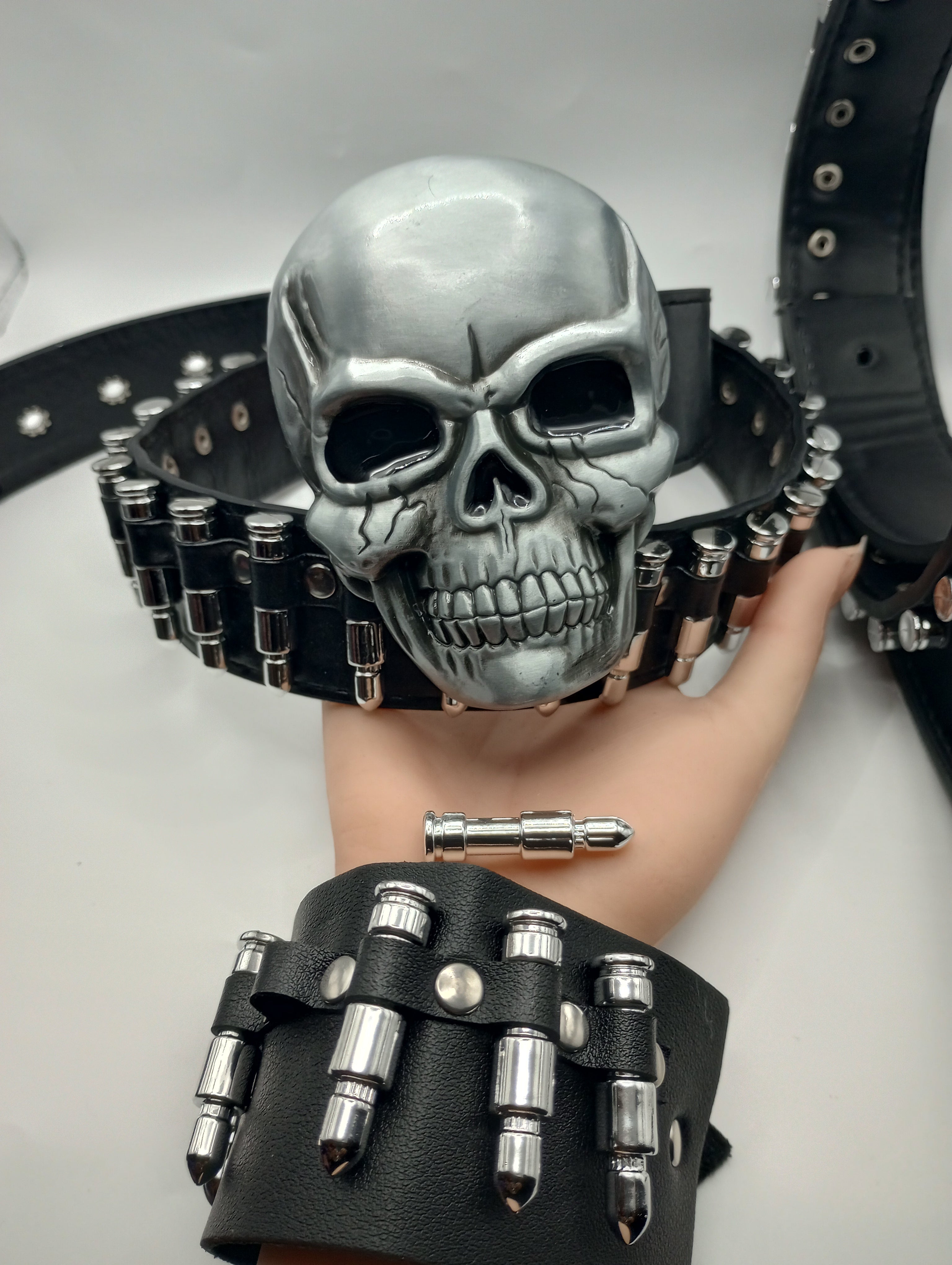 Skull Bullet Belt