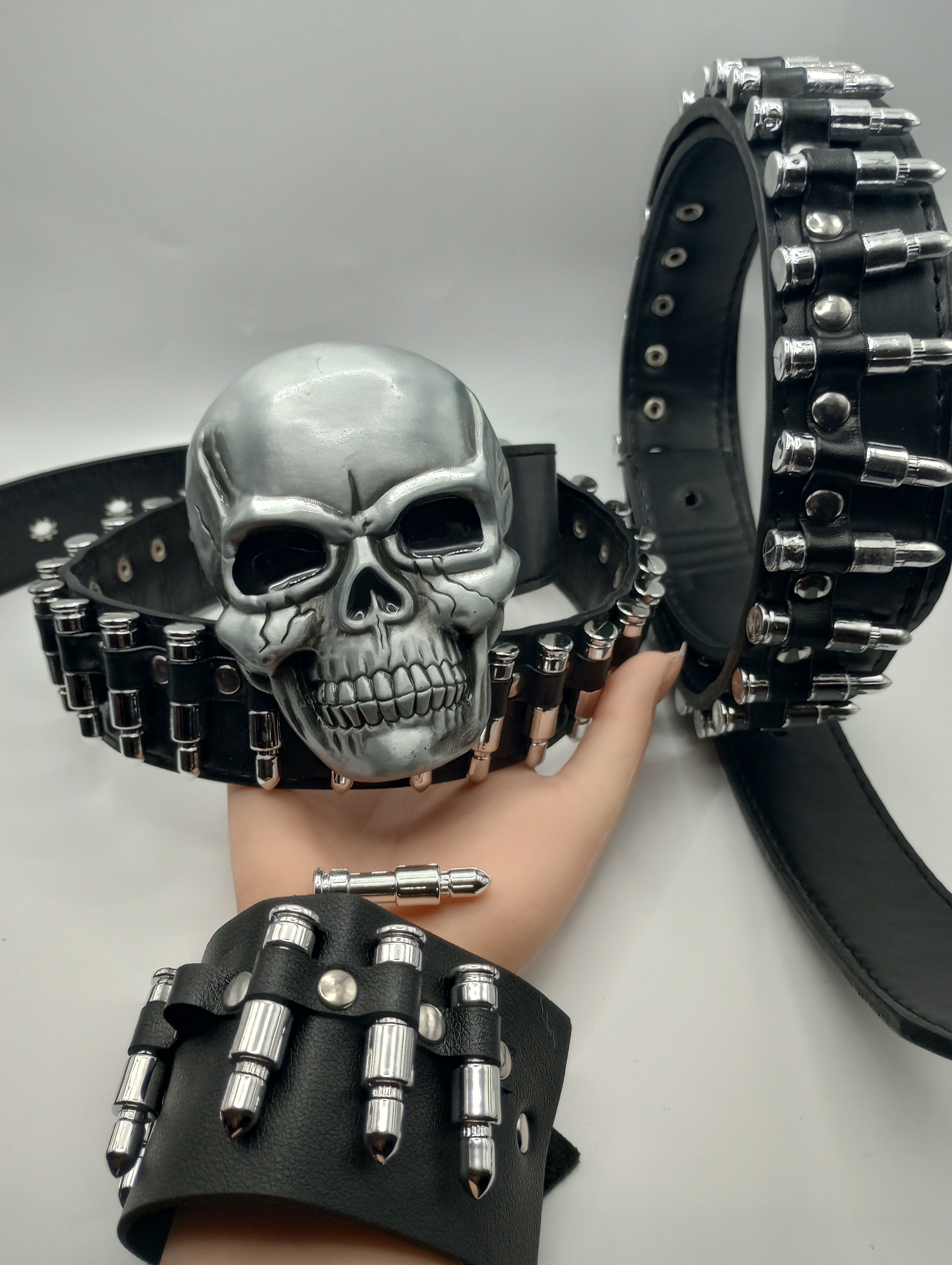 Skull Bullet Belt