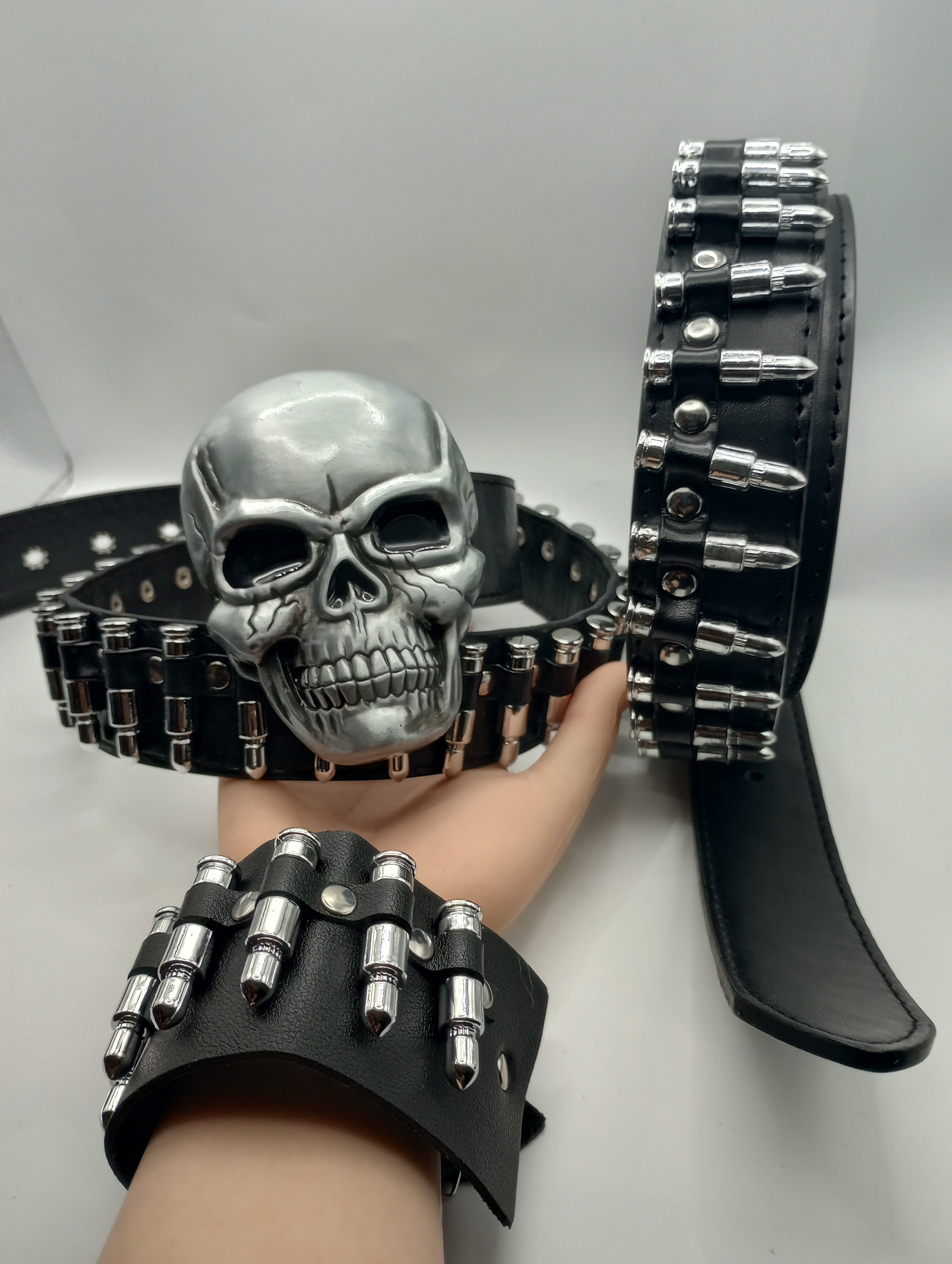 Skull Bullet Belt