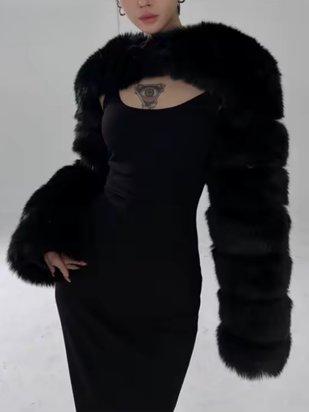 Fur Half Jacket