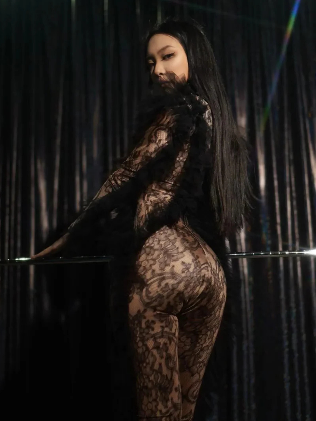 Black Lace Lyrical Jumpsuit