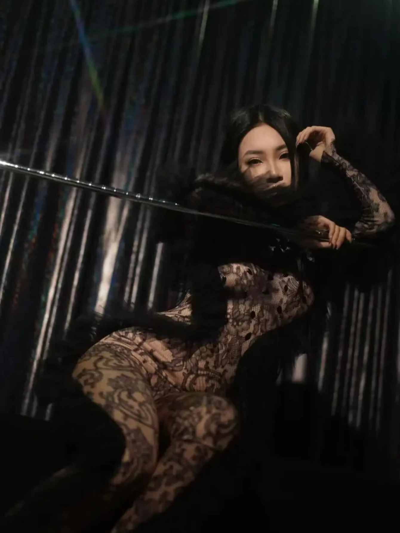 Black Lace Lyrical Jumpsuit