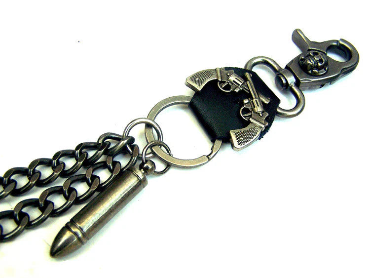 Spiked Heavy Metal Wallet Chain
