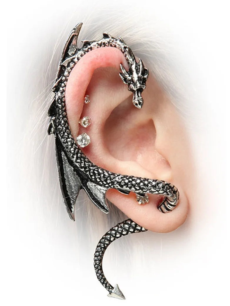 Dragon Earring Punk Y2K