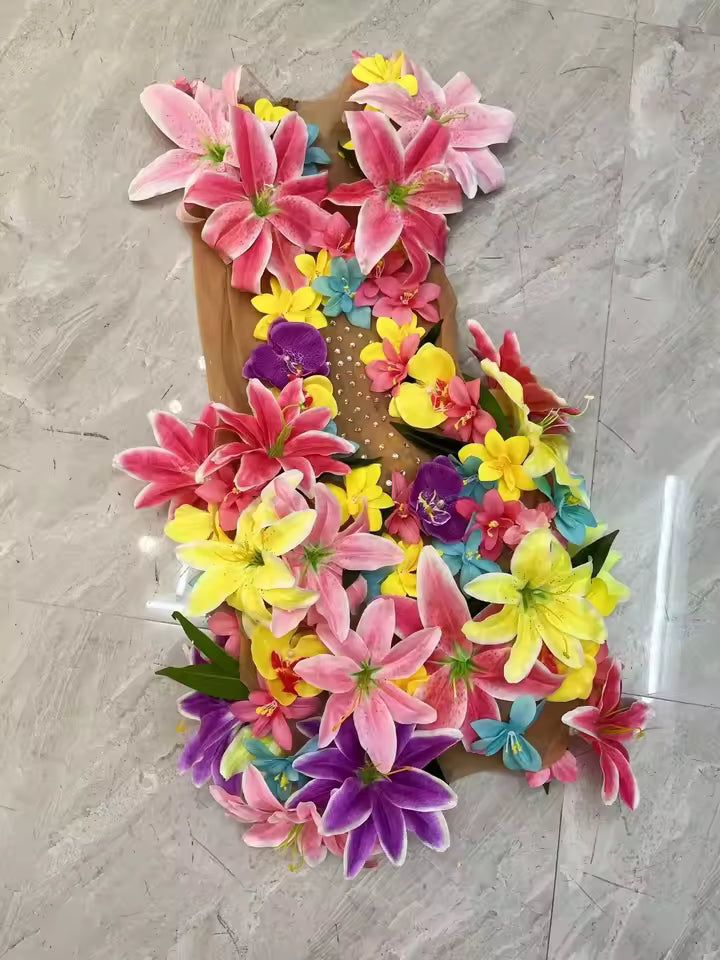 Flower Bikini Dress