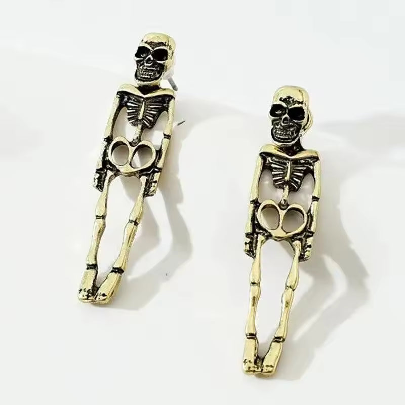 Gothic Skeleton Earrings