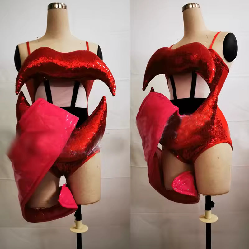 Drag Queen Lip Dance Costume