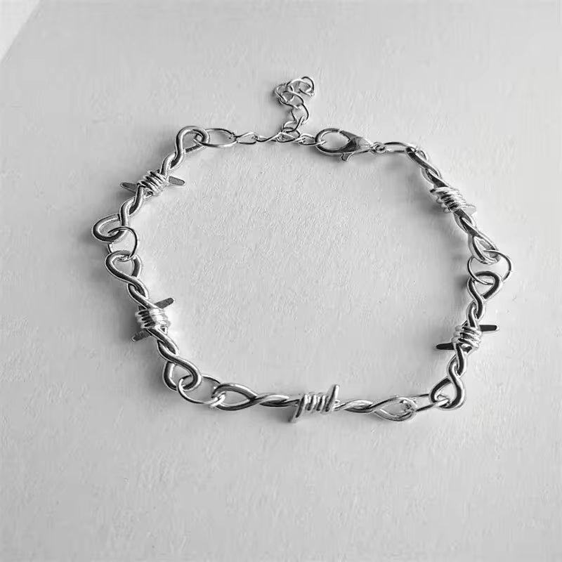 Barbed Wire Chain Necklace